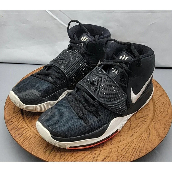 Nike Kyrie 6 Jet Black Sneaker Basketball 2019 Size 7 Men #BQ4630-001 - Picture 11 of 14